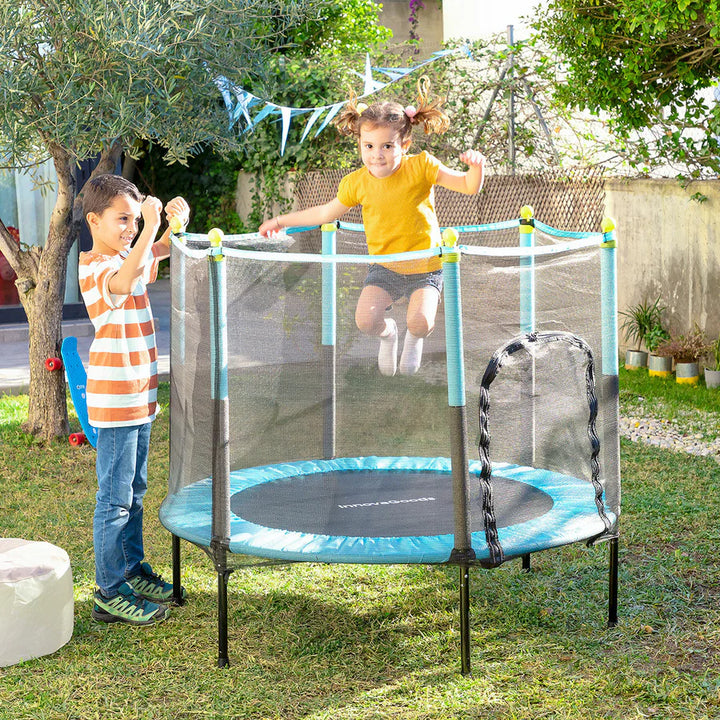 JUNIOR TRAMPOLINE MED SIKKERHETSNETT KIDINE INNOVAGOODS