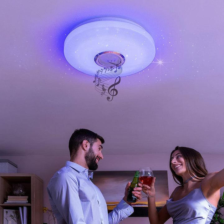 LED-TAKLAMPE MED HØYTTALER LUMAVOX INNOVAGOODS
