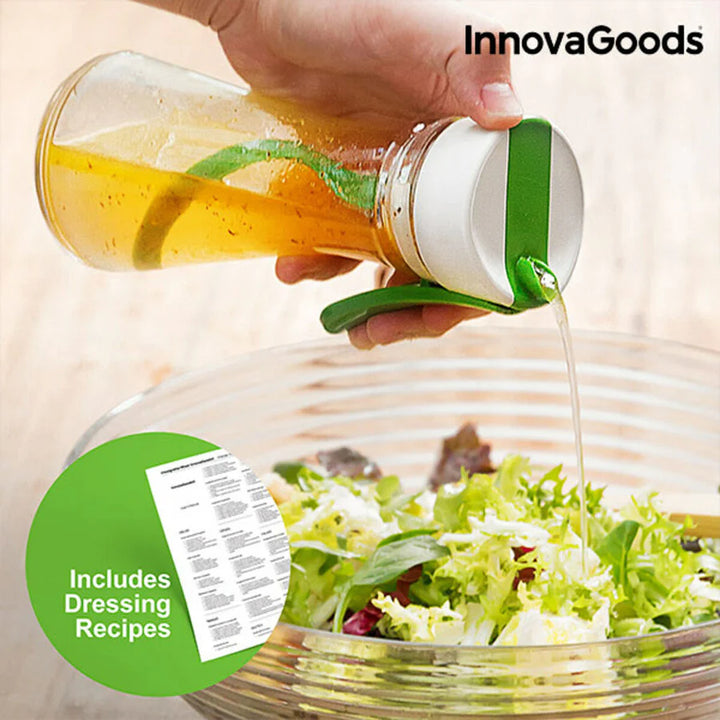INNOVAGOODS VINAIGRETTEBLENDER MED OPPSKRIFTSBOK