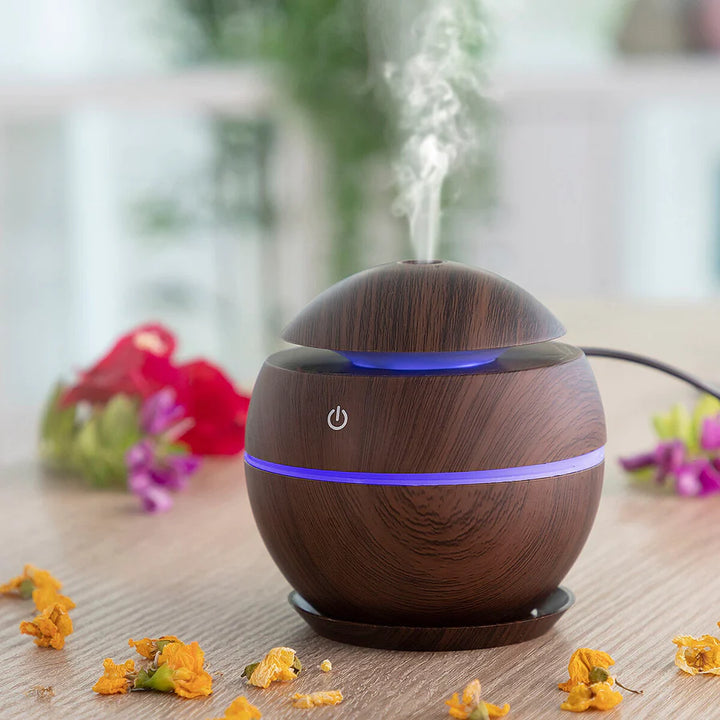 LITEN LUFTFUKTIGHETSLUFTDIFFUSER DARK WALNUT INNOVAGOODS