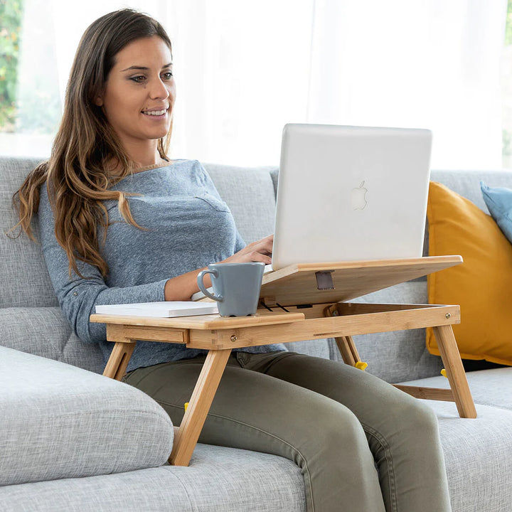 SAMMENLEGGBART SIDEBORD AV BAMBUS LAPWOOD INNOVAGOODS